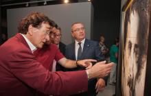 Foto de l'acte d'ahir al Museu de Reus, amb la inauguració de «Fortuny & Queralt»