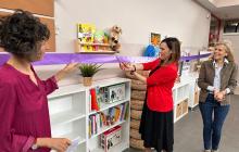 Inauguració de la nova biblioteca de l'Escola Nostra Senyora del Mar
