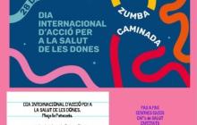 Cartell caminada Dia Internacional d'Acció per a la salut de les dones