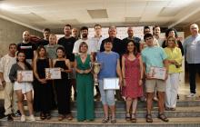 Foto de família dels guardonats de la Ganxet Pintxo 2024