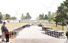 Imatge de l'estació busos de l’Avantprojecte de la reordenació urbana i nous equipaments del Carrilet