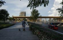 Imatge de l'estació de busos de l’Avantprojecte de la reordenació urbana i nous equipaments del Carrilet