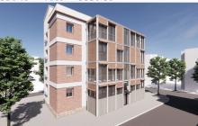 Imatge virtual del projecte de rehabilitació d'habitatges del barri Fortuny