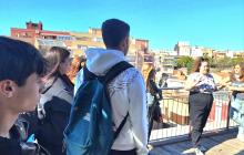 Visita de l'alumnat de l'Escola d'Art i Disseny de la Diputació de Tarragona a Reus al Casal de les Dones