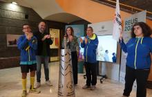 La torxa dels Special Olympics arriba a l'Ajuntament de Reus