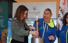 La torxa dels Special Olympics arriba a l'Ajuntament de Reus