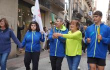 La torxa dels Special Olympics arriba a l'Ajuntament de Reus