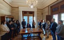 Visita institucional del conseller  d'Agricultura, Ramaderia, Pesca i Alimentació, Òscar Ordeig