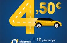 Cartell pàrquings municipals