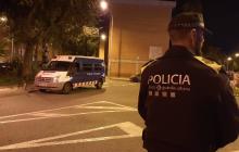 Control policial preventiu a l'accés del Mas Pellicer