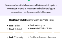 Cartell del curs de formació Més Digitals