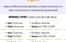 Cartell del curs de formació Més Digitals