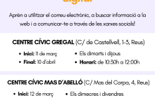 Cartell del curs de formació Més Digitals