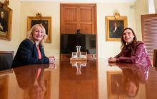 Visita institucional de la subdelegada del govern central a Tarragona, Elisabet Romero