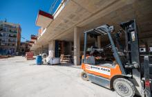 Visita d'obres al complex Riera