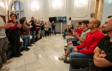 Recepció equip basquet Reus Deportiu