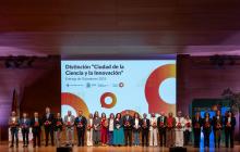 Acte de lliurament de les distincions a les Ciutats de la Ciència i la Innovació