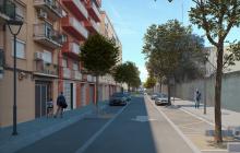 Imatge virtual de la reforma del carrer del Doctor Ferran