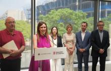 Roda de premsa de presentació de la sessió de retorn del procés d'escolta activa sobre la transformació del Carrilet