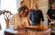 Visita institucional de la consellera de Cultura, Sònia Hernández