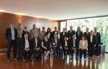 L'equip de Funecamp amb el premi