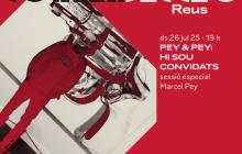 Cartell «Hi sou convidats: Pey & Pey»