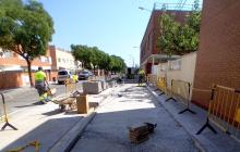Obres de millora en l’accés a l’Escola Montsant