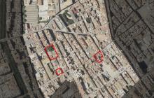 Àmbit de la modificació urbanística de les àrees del barri del Carme: PAU 5, PAU 11 i l’illa definida pels carrers Louis Braïlle, Sant Gaietà, Vapor Vell i Gornals.