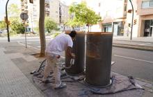Repintat bústies de la recollida pneumàtica