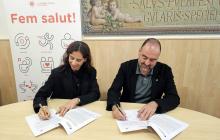 Signatura conveni Col·legi Psicologia