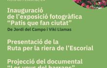 Cartell de l’exposició “Patis que fan ciutat”