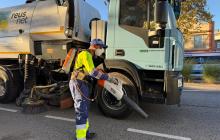 Dispositiu de neteja de fulles