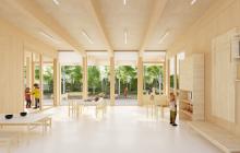 Imatge virtual del projecte de l'escola bressol municipal L'Ametller