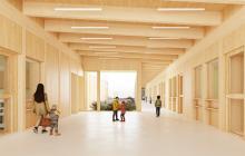 Imatge virtual del projecte de l'escola bressol municipal L'Ametller