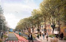 Imatge virtual del projecte de remodelació del carrer Astorga