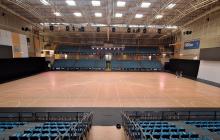 El Pavelló Olímpic preparat per l'esdeveniment