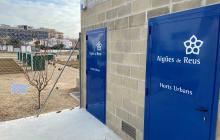 Imatge de la instal·lació d'Aigües als horts urbans