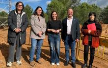Roda de premsa de les obres de soterrament de les torres d'El Pinar