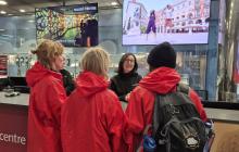 Rebuda de les visitants 1 milió del Gaudí Centre