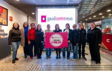 Rebuda de les visitants 1 milió del Gaudí Centre