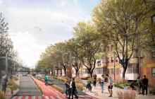 Imatge virtual del projecte de remodelació del carrer Astorga