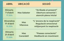 Programació Camins Conscients abril 26