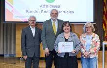 Montserrat Flores recull el Segell Infoparticipa 2025