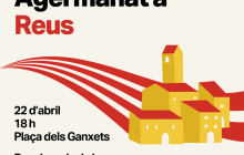 Cartell arribada del Correllengua Agermanat a Reus