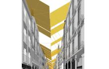 Render del projecte de tendal del carrer de Llovera