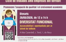 Cartell Aquí hi ha feina diversitat