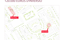 Plànol ubucacions jnous ocs infantils al barri Fortuny