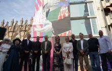 Inauguració del mural dedicat a Antoni Gaudí