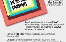 Cartell jornada Oriol Homs reptes FP Dual