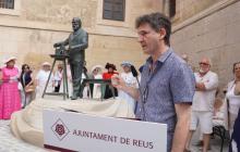 Inauguració de l'estàtua dedicada a Antoni Gaudí